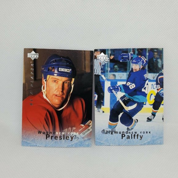 1996 Mint Be A Player Upper Deck Lot Of 6 New York Vintage Hockey Trading Cards - Picture 4 of 10